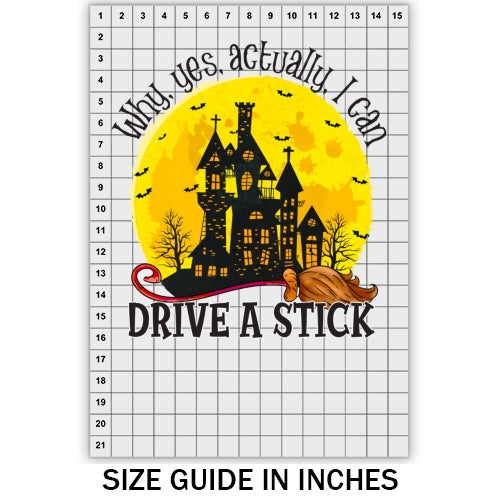 Why Yes Actually I Can Drive A Stick DTF