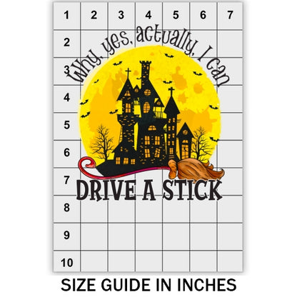 Why Yes Actually I Can Drive A Stick DTF