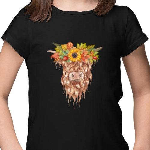 Fall Highland Cow DTF