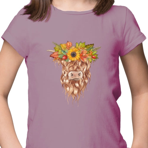 Fall Highland Cow DTF