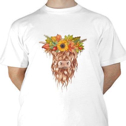 Fall Highland Cow Sublimation