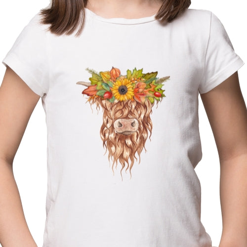 Fall Highland Cow Sublimation