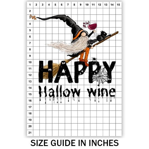 Happy Hallo Wine Sublimation