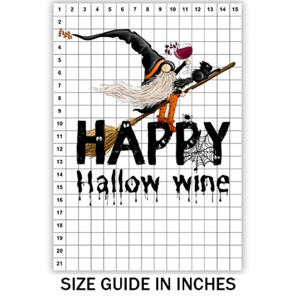 Happy Hallo Wine Sublimation