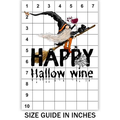 Happy Hallo Wine Sublimation