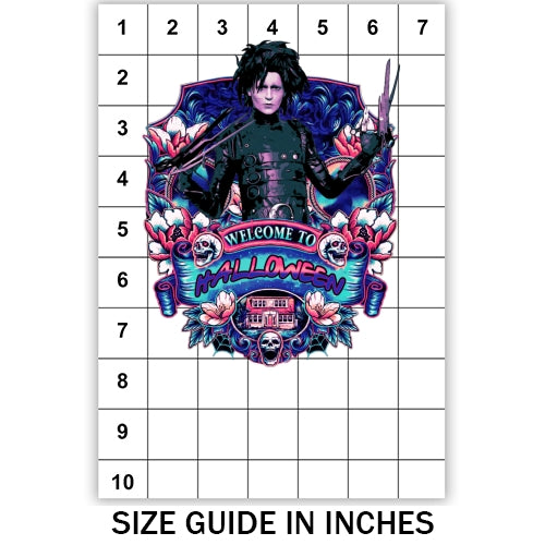 Edward Scissor Hands Sublimation