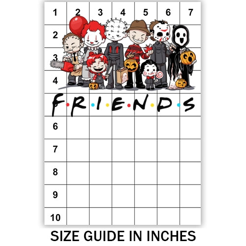 Halloween Friends 09 Sublimation