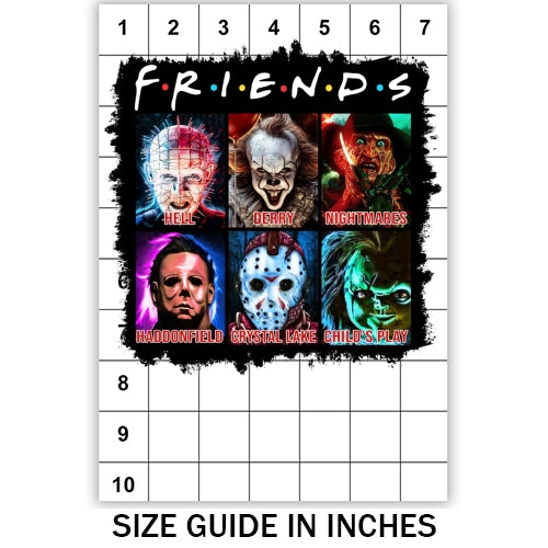 Halloween Friends 11 Sublimation