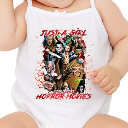 Just A Girl Who Loves Horror Movies Sublimation