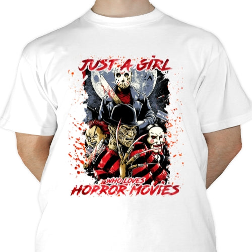 Just A Girl Who Loves Horror Movies 02 Sublimation