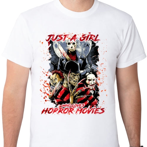 Just A Girl Who Loves Horror Movies 02 Sublimation