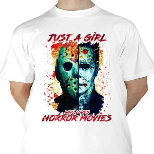 Just A Girl Who Loves Horror Movies 03 Sublimation