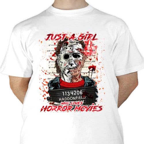 Just A Girl Who Loves Horror Movies 04 Sublimation