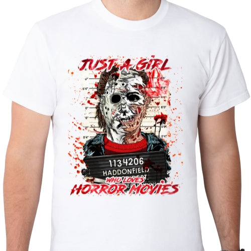 Just A Girl Who Loves Horror Movies 04 Sublimation