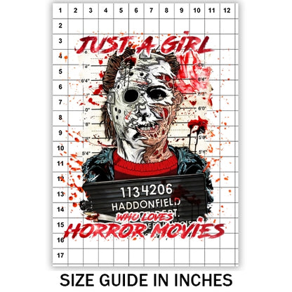 Just A Girl Who Loves Horror Movies 04 Sublimation