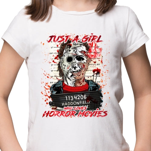 Just A Girl Who Loves Horror Movies 04 Sublimation