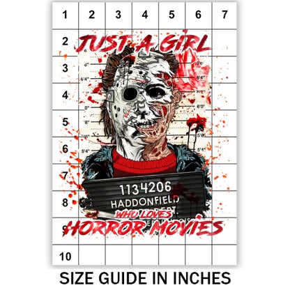 Just A Girl Who Loves Horror Movies 04 Sublimation
