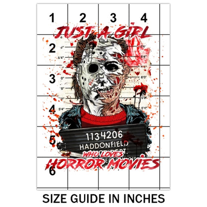 Just A Girl Who Loves Horror Movies 04 Sublimation