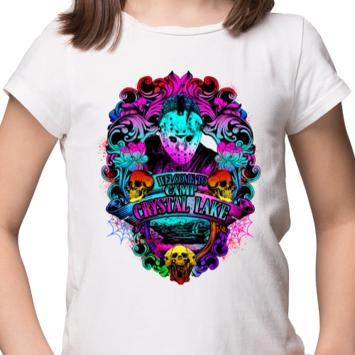 Colorful Camp Crystal Lake Sublimation