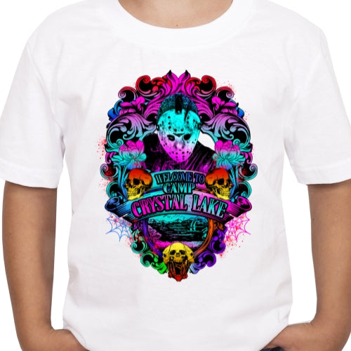 Colorful Camp Crystal Lake Sublimation