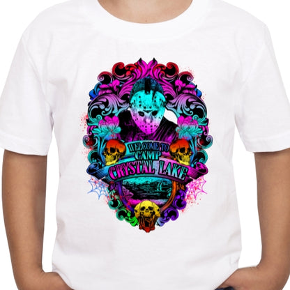 Colorful Camp Crystal Lake Sublimation