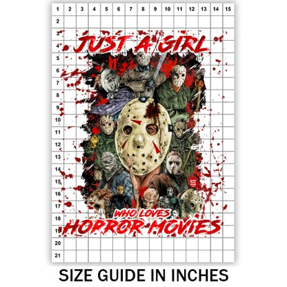 Just A Girl Who Loves Horror Movies 05 Sublimation