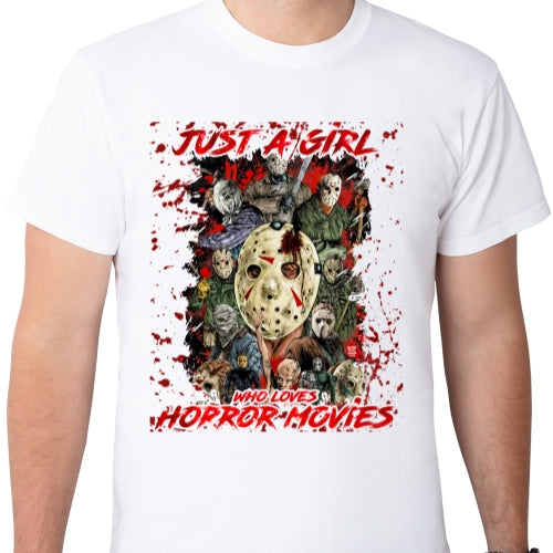 Just A Girl Who Loves Horror Movies 05 Sublimation