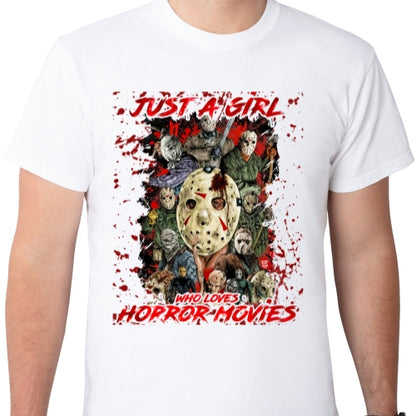 Just A Girl Who Loves Horror Movies 05 Sublimation