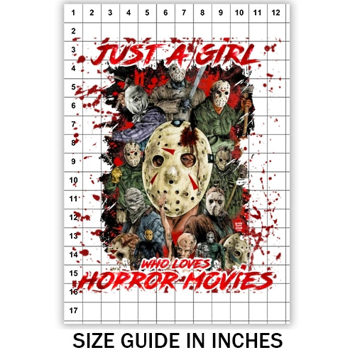 Just A Girl Who Loves Horror Movies 05 Sublimation