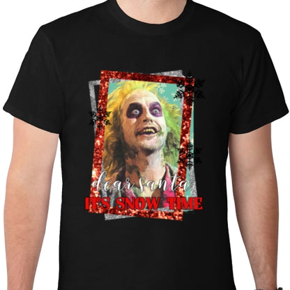 Dear Santa It's Snow Time DTF