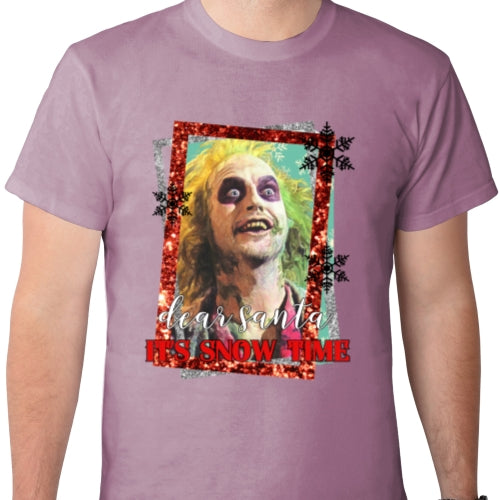 Dear Santa It's Snow Time DTF