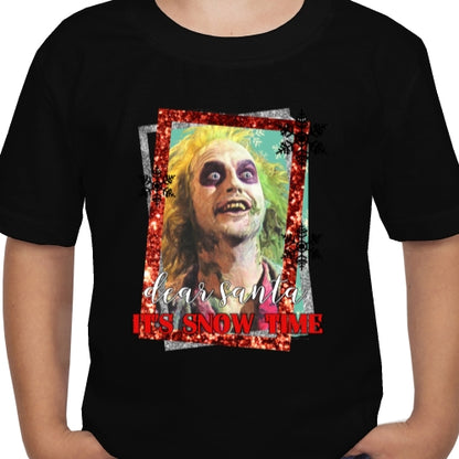 Dear Santa It's Snow Time DTF