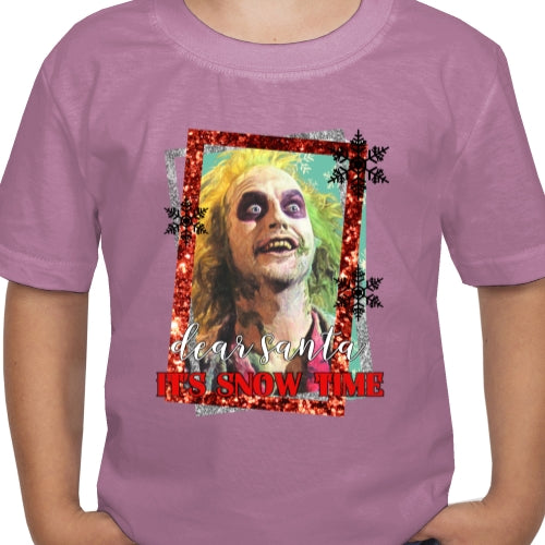 Dear Santa It's Snow Time DTF