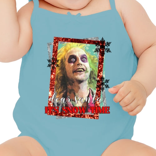 Dear Santa It's Snow Time DTF