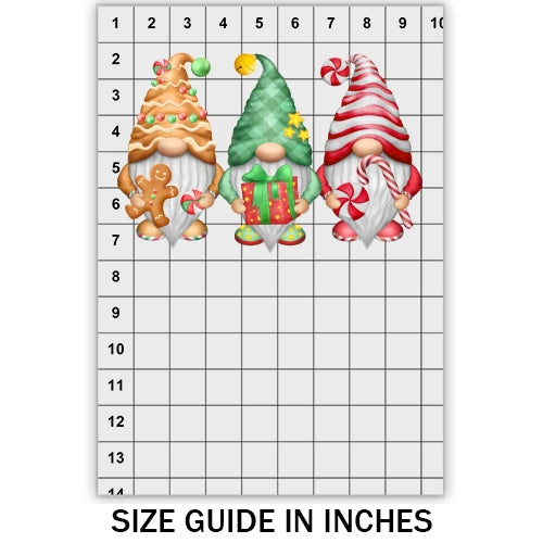 Christmas Candy Gnomes DTF