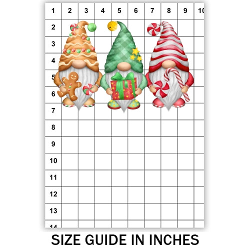 Christmas Candy Gnomes Sublimation