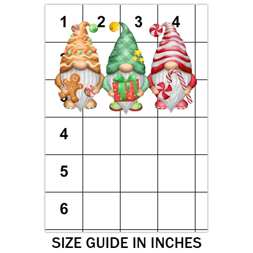 Christmas Candy Gnomes Sublimation