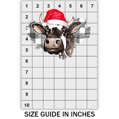 Christmas Cow DTF