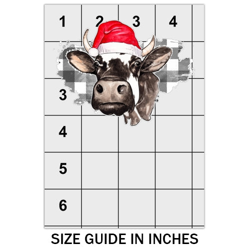 Christmas Cow DTF