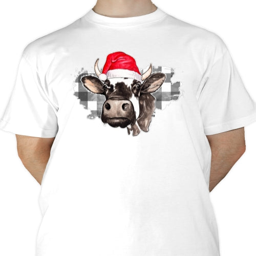 Christmas Cow Sublimation