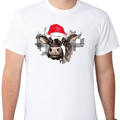 Christmas Cow Sublimation