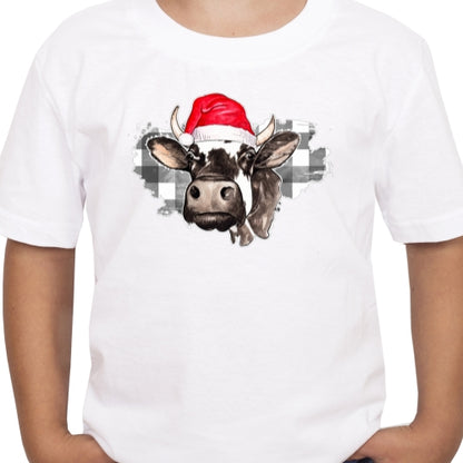 Christmas Cow Sublimation