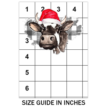 Christmas Cow Sublimation