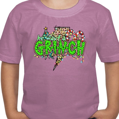 He Want A Grinch DTF