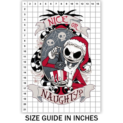 Naughty Or Nice Sublimation