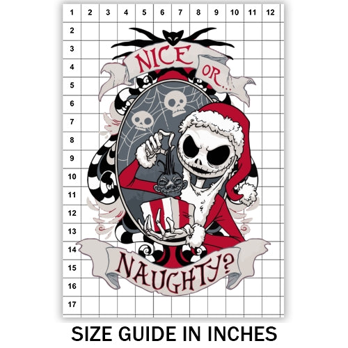 Naughty Or Nice Sublimation