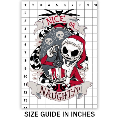 Naughty Or Nice Sublimation