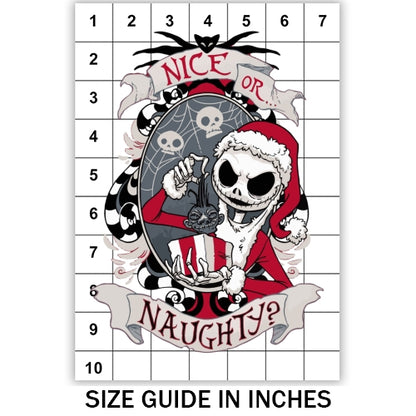 Naughty Or Nice Sublimation