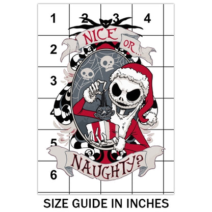 Naughty Or Nice Sublimation