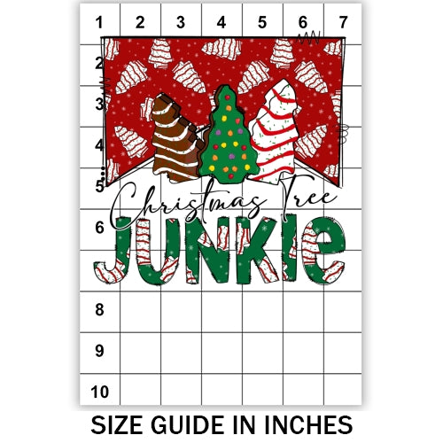 Christmas Tree Junkie Sublimation